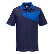 Two Tone Polo Shirt S/S Portwest PW210 - navy/blue / L image