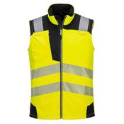 PW3 Hi-Vis Softshell Gilet (3L) Portwest PW325 - Yellow/Black / M image