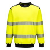PW3 Hi-Vis Portwest Sweatshirt PW379 - Yellow / M