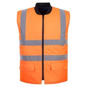 Hi-Vis Reversible Bodywarmer Portwest S469 - Orange / L image