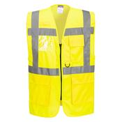 Berlin Hi-Vis Executive Vest Portwest S476 - Yellow / L image