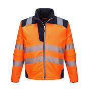 PW3 Hi-Vis Softshell (3L) Portwest T402 - Orange/Navy / M image