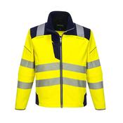 PW3 Hi-Vis Softshell (3L) Portwest T402 - Yellow/Navy / S image