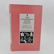 The Government of the Tongue.  Selected Prose (1978-1987) image