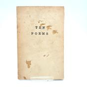 Ten Poems. Signed by the author (1941) image