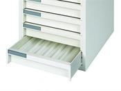Styro Modular Drawer Box White with 6 Drawers with Insert