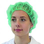 LLG Disposable Bouffant Caps PP White