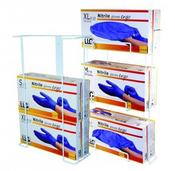LLG Glove Dispenser Coated Wire for 3 Boxes Top Insert 265x95x400mm (WxDxH)