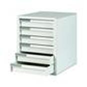 Styro Modular Drawer Box White with 6 Drawers without Insert