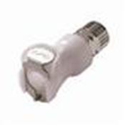 Colder 5/16 Hose Barb Valved Panel Mount Acetal Coupling Body PLCD16005