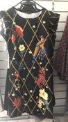 Dress Black Floral &amp;amp; BIrds