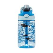 Contigo Easy Clean 420ml AUTOSPOUT™ Kids Water Bottle in Shark Pattern image