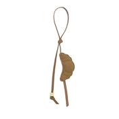 CROISSANT BAG CHARM CARAMEL 21.5X5.5CM