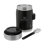 Legendary Food Jar+ Spork- Matte Black Pebble