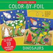 Color-By-Foil Dinosaurs Sticker Book image