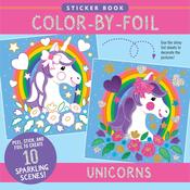 Color-By-Foil Unicorn Sticker Book
