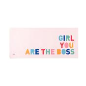 XXL mouse pad “Girl you are the boss” image