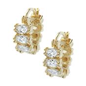 Aerin Crystal Hoop Earrings image