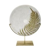 Gold Leaf Circle Decor image
