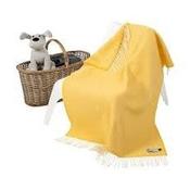 Irish Cashmere Baby Blanket Baby Yellow in a Presentation Box image