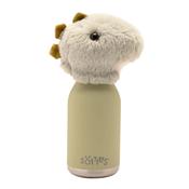 Tommy The Plush T-Rex Green Stainless Steel Water Bottle.