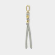 Lyla Bag Charm Keyring Green Mist image