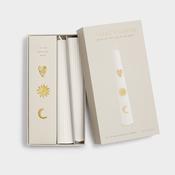 Candle Charms Moon &amp; Sun Gift Set in Oyster