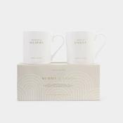Mummy &amp; Daddy Mug Gift Set image
