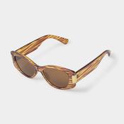 Rimini Cat-Eye Sunglasses - Brown Stripe image