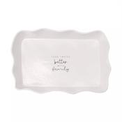 Rectangular Scalloped Serving Dish
