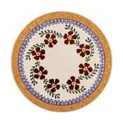 Round Trivet in Old Rose