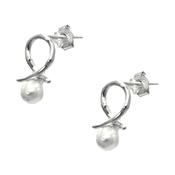 Paru Stud Earrings Silver