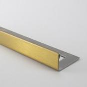Gold Trims Brushed 10mm S/E