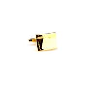 Rectangle Gold Plated High Polish Cufflinks (CL3005) image