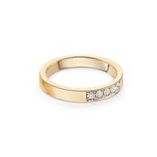 Cathal Barber Goldsmith 9ct Gold Diamond Band image