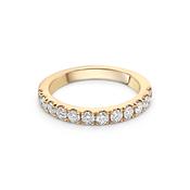 Cathal Barber Goldsmith 18ct Yellow Gold Diamond Eternity Ring image