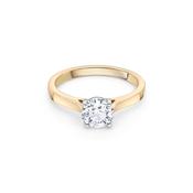 Cathal Barber Goldsmith 18ct Gold Solitaire Engagement Ring image