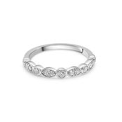18ct White Gold 13 Stone Eternity Ring image