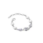 Newbridge Bracelet with Blue and Clear Stones (BR8841) image