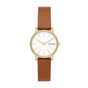 Skagen Signatur Lille Two-Hand Brown Leather Watch (SKW3121) image