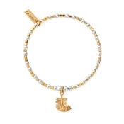 Chlobo Mixed Metal Curved Feather Bracelet (GMBCFB2567) image