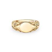 Pre-owned 9ct Gold Signet Ring