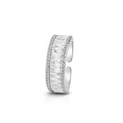 Newbridge Silver Plated Baguette CZ Ring (R0048SP)