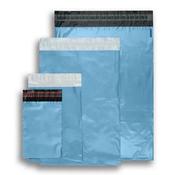 Metallic Blue Mailing Bags - Recycled Plastic image