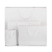 White Matt Boutique Paper Bags