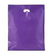Purple Plastic Carrier Bags