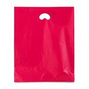 Shocking Pink Plastic Carrier Bags