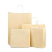 Ivory Premium Italian Paper Carrier Bags with Twisted Handles