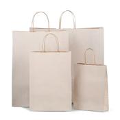 Stone Premium Italian Paper Carrier Bags with Twisted Handles image
