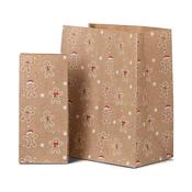 Gingerbread Brown Block Bottom Bags image